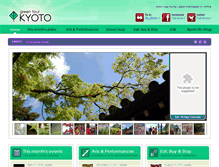 Tablet Screenshot of greentour-kyoto.net